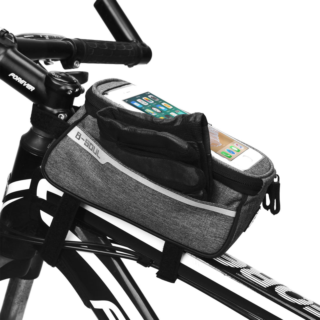 Mountain Bike Frame Bag for Cycling Gear and Accessories