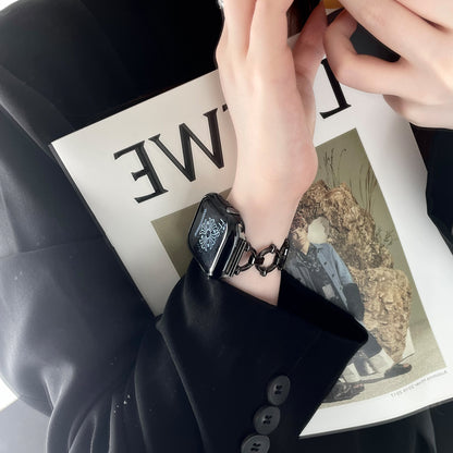 Watch Strap Metal Ring Buckle Stainless Steel Chain