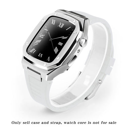 Metal Watch Case Rubber Strap Smart Watch Accessories