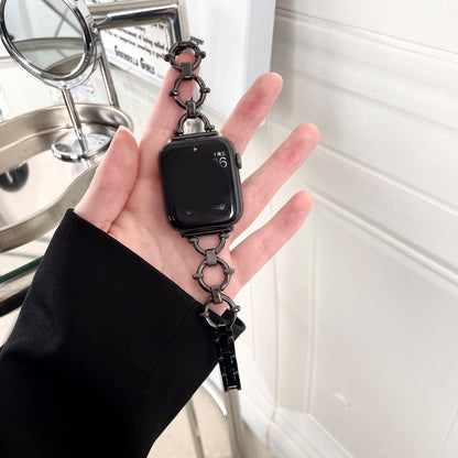 Watch Strap Metal Ring Buckle Stainless Steel Chain