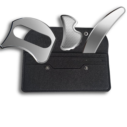 UiiBYUii GuaSha Massage Scraper Tool SetMuscle Scraper Tool KitScraping Massage Tools for Physical TherapyScar Tissue Tool Myofascial Release Tools &amp; IASTM Tools(UII-DBC)