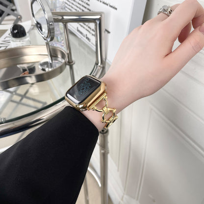 Watch Strap Metal Ring Buckle Stainless Steel Chain